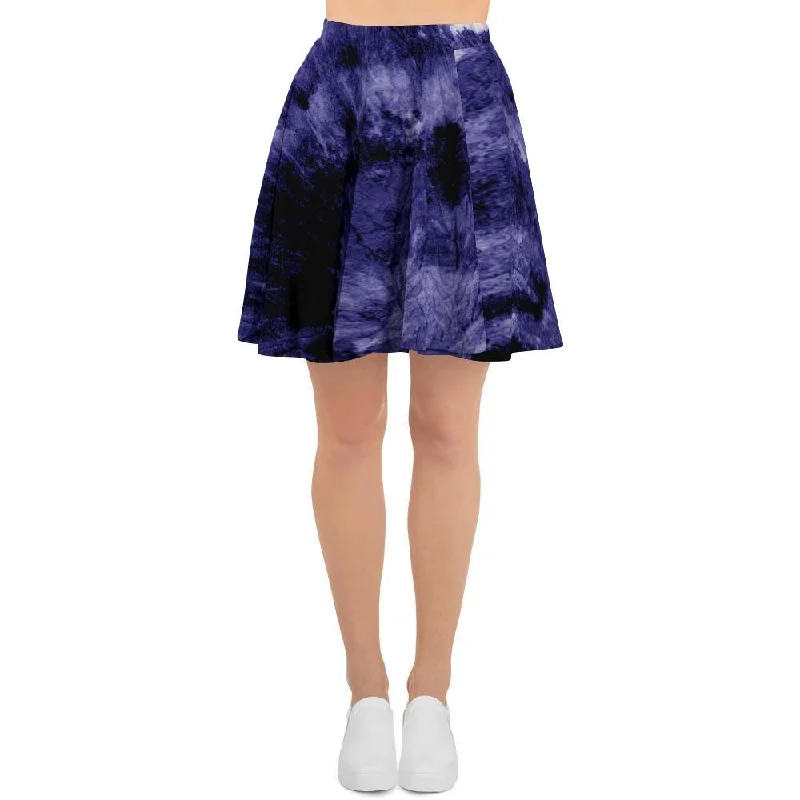 Tie Dye Blue Women's Skirt seamless skirt comfort