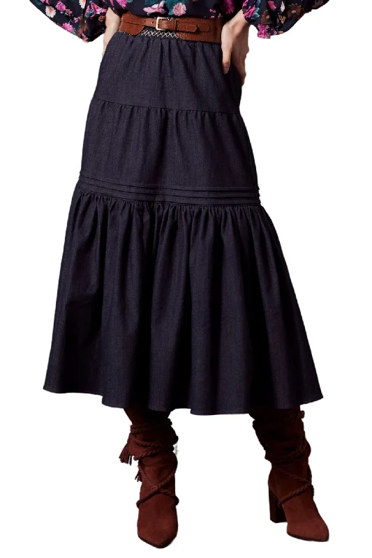 URSULA SKIRT - LS2603 cashmere skirt fine