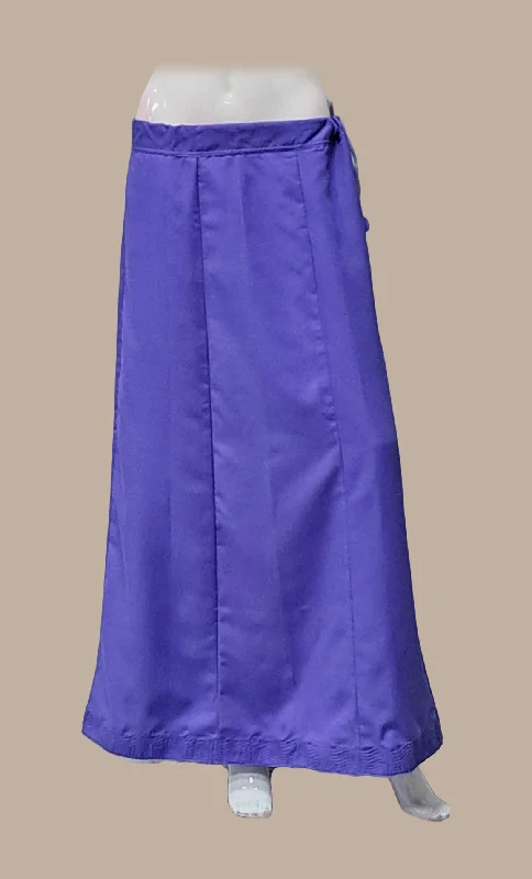 Violet Cotton Under Skirt silk skirt smooth