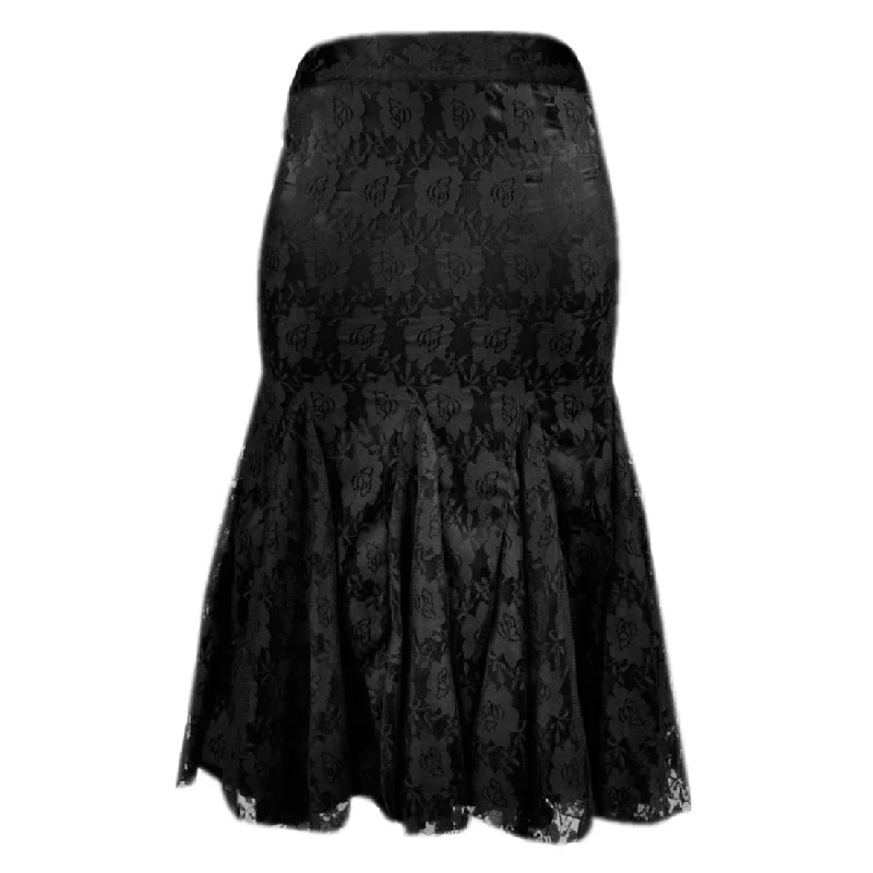 Zuzka Satin Long Skirt velvet skirt glossy